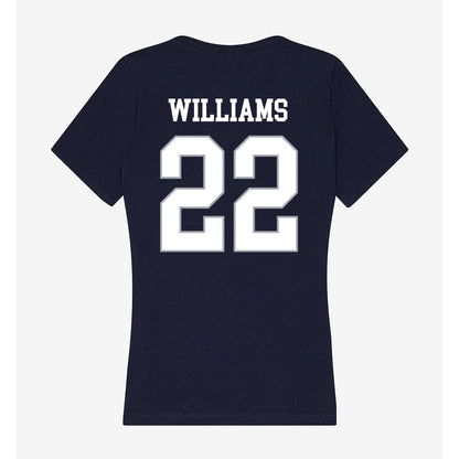 UConn - NCAA Women's Basketball : Serah Williams - Women's V-Neck T-Shirt-1