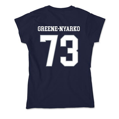 UConn - NCAA Football : Raphael Greene-Nyarko - Soft Style Women’s T-Shirt-1