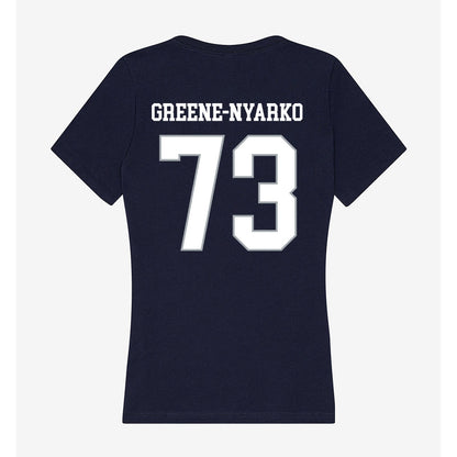 UConn - NCAA Football : Raphael Greene-Nyarko - Women's V-Neck T-Shirt-1