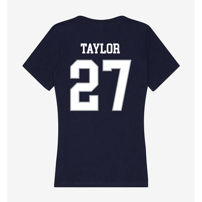 UConn - NCAA Women's Soccer : Lexi Taylor - Women's V-Neck T-Shirt-1