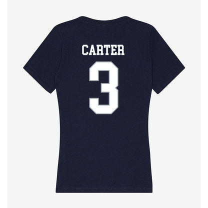 UConn - NCAA Football : Esean Carter - Women's V-Neck T-Shirt-1