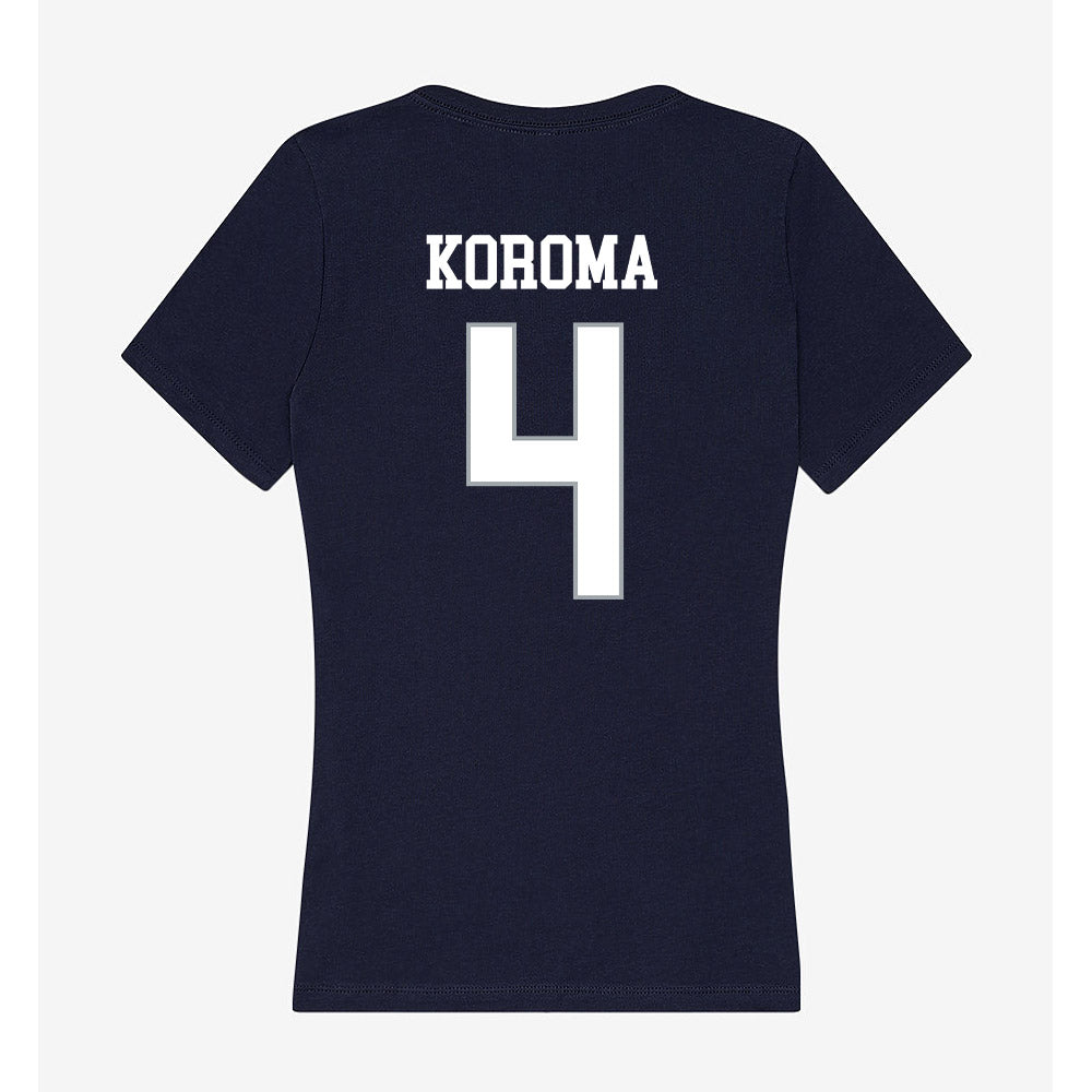 UConn - NCAA Men's Basketball : Dwayne Koroma - Women's V-Neck T-Shirt-1