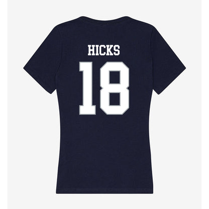 UConn - NCAA Football : Kylish Hicks - Women's V-Neck T-Shirt-1