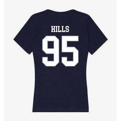 UConn - NCAA Football : Melvin Hills - Women's V-Neck T-Shirt-1