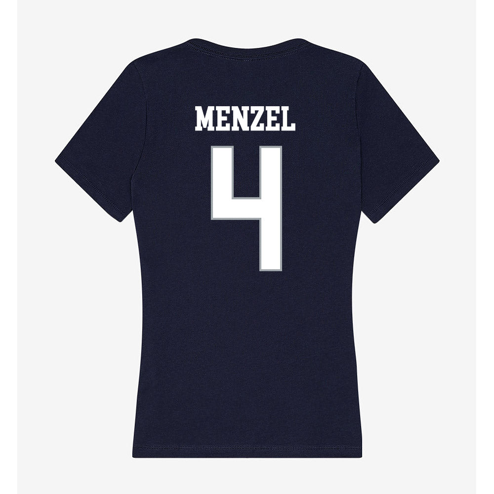 UConn - NCAA Baseball : Evan Menzel - Women's V-Neck T-Shirt-1