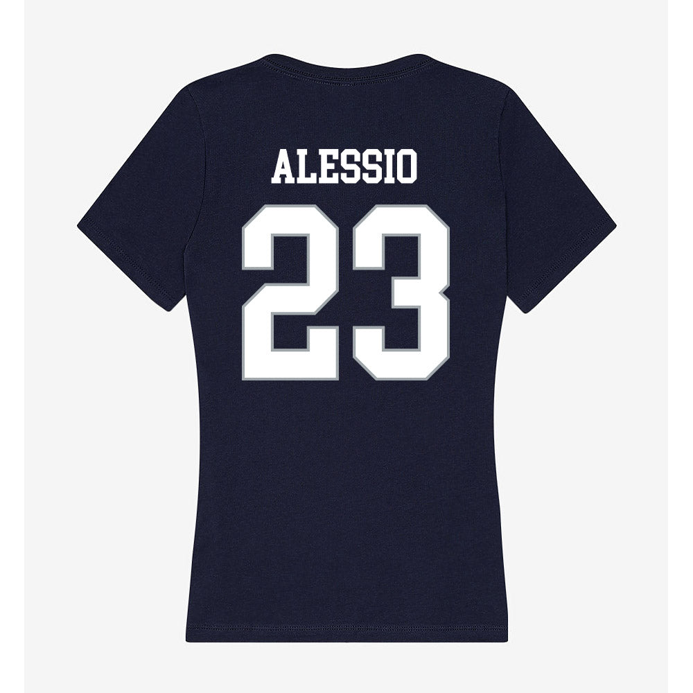 UConn - NCAA Men's Soccer : Preston Alessio - Women's V-Neck T-Shirt-1