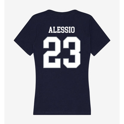 UConn - NCAA Men's Soccer : Preston Alessio - Women's V-Neck T-Shirt-1