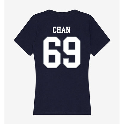 UConn - NCAA Football : Ty Chan - Women's V-Neck T-Shirt-1