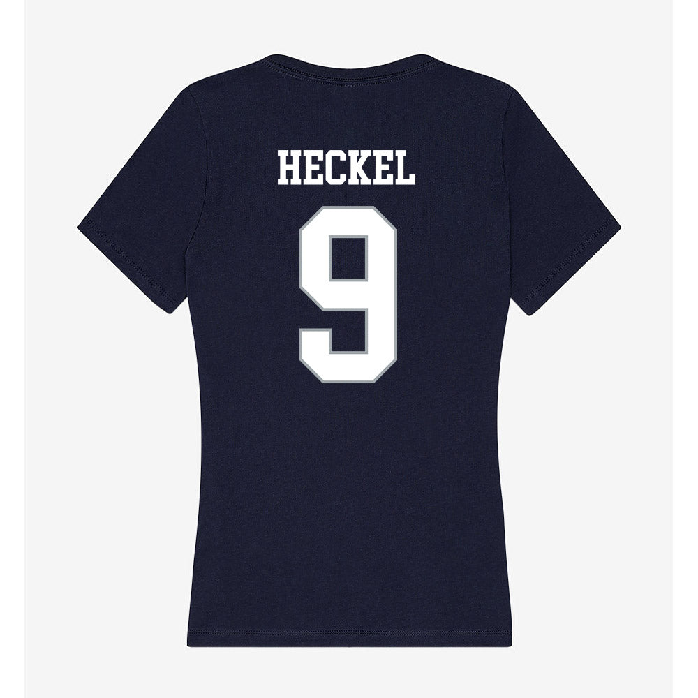 UConn - NCAA Women's Basketball : Kayleigh Heckel - Women's V-Neck T-Shirt-1