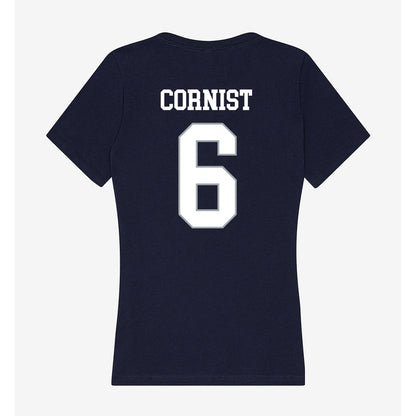 UConn - NCAA Football : Trey Cornist - Women's V-Neck T-Shirt-1