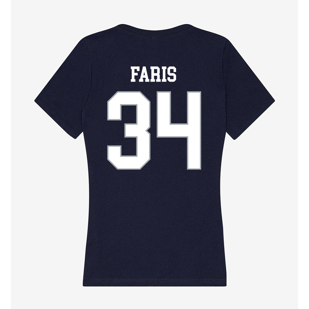 UConn - Women's Basketball Legends : Kelly Faris - Women's V-Neck T-Shirt-1