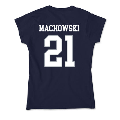 UConn - NCAA Men's Basketball : Nils Machowski - Classic Shersey Soft Style Women’s T-Shirt-1