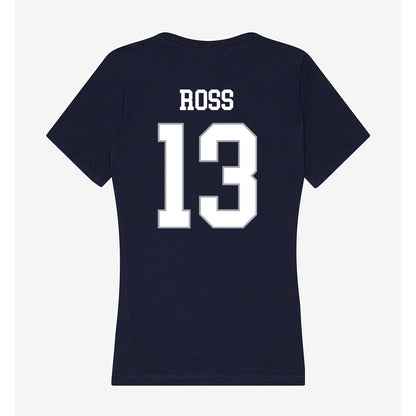 UConn - NCAA Men's Basketball : Jacob ROSS - Women's V-Neck T-Shirt-1