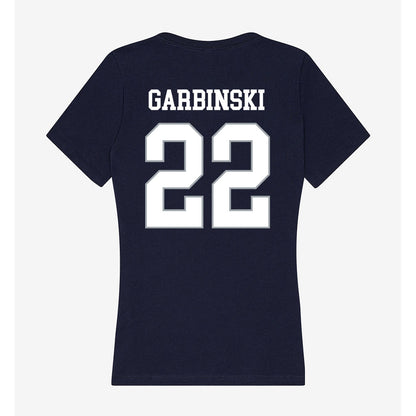 UConn - NCAA Baseball : Garret Garbinski - Women's V-Neck T-Shirt-1
