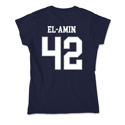 UConn - Men's Basketball Legends : Khalid El-Amin - Soft Style Women’s T-Shirt-1