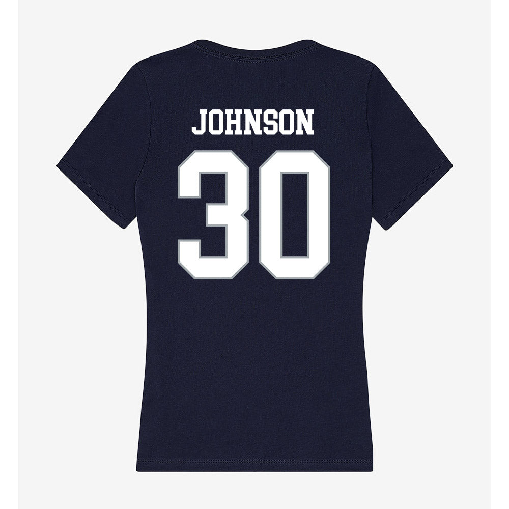 UConn - NCAA Football : Charles Johnson - Women's V-Neck T-Shirt-1