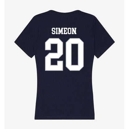 UConn - NCAA Football : Shawn Simeon - Women's V-Neck T-Shirt-1