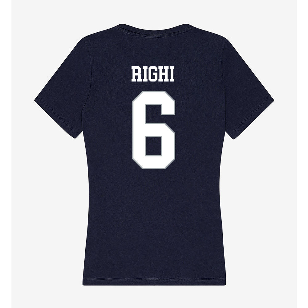 UConn - NCAA Baseball : Camden Righi - Women's V-Neck T-Shirt-1