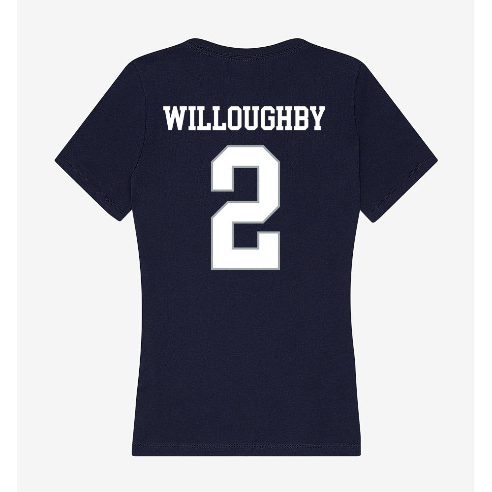UConn - NCAA Football : Jediyah Willoughby - Women's V-Neck T-Shirt-1