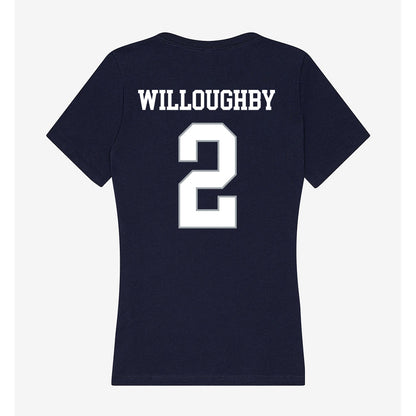 UConn - NCAA Football : Jediyah Willoughby - Women's V-Neck T-Shirt-1