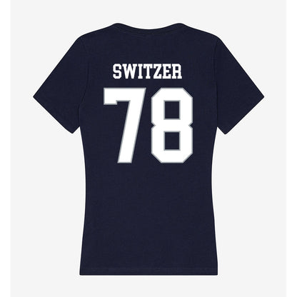 UConn - NCAA Football : Isiah Switzer - Women's V-Neck T-Shirt-1