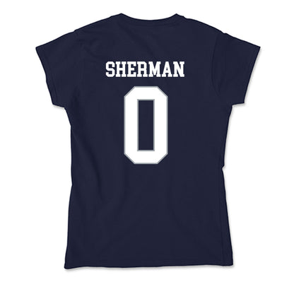 UConn - NCAA Football : Kvon Sherman - Soft Style Women’s T-Shirt-1