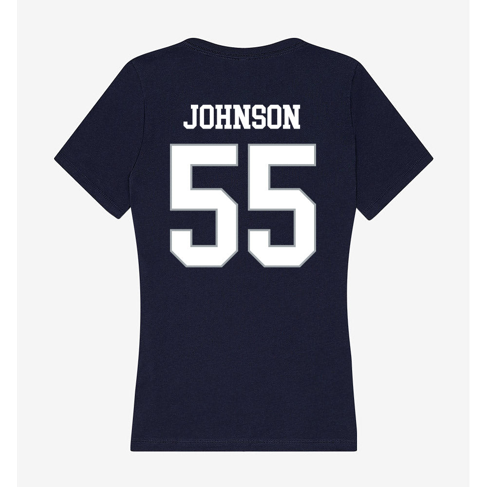 UConn - NCAA Football : Fred Johnson - Women's V-Neck T-Shirt-1