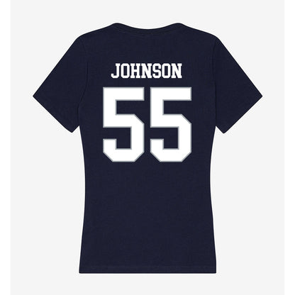 UConn - NCAA Football : Fred Johnson - Women's V-Neck T-Shirt-1