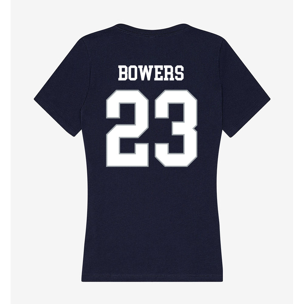 UConn - NCAA Football : Cyncir Bowers - Women's V-Neck T-Shirt-1