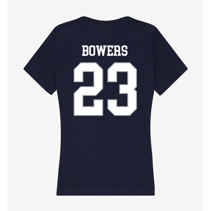 UConn - NCAA Football : Cyncir Bowers - Women's V-Neck T-Shirt-1