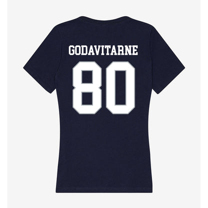 UConn - NCAA Football : Alex Godavitarne - Women's V-Neck T-Shirt-1