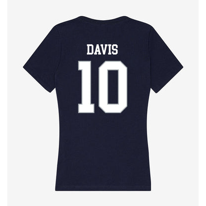 UConn - NCAA Football : Jayden Davis - Women's V-Neck T-Shirt-1
