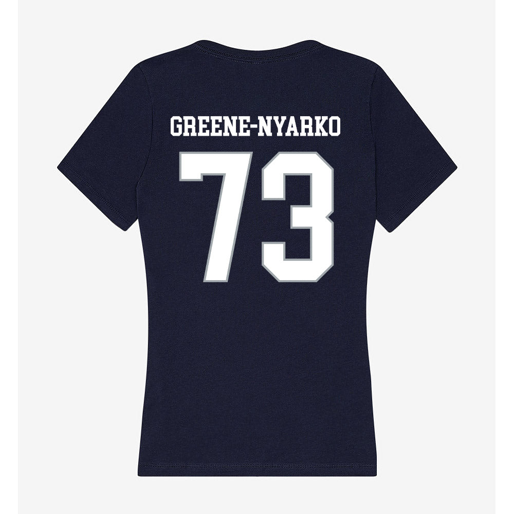 UConn - NCAA Football : Raphael Greene-Nyarko - Women's V-Neck T-Shirt-1