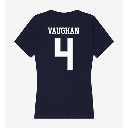 UConn - NCAA Women's Ice Hockey : Teagan Vaughan - Women's V-Neck T-Shirt-1