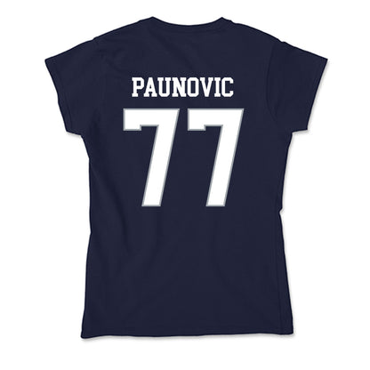 UConn - NCAA Men's Basketball : Uros Paunovic - Soft Style Women’s T-Shirt-1