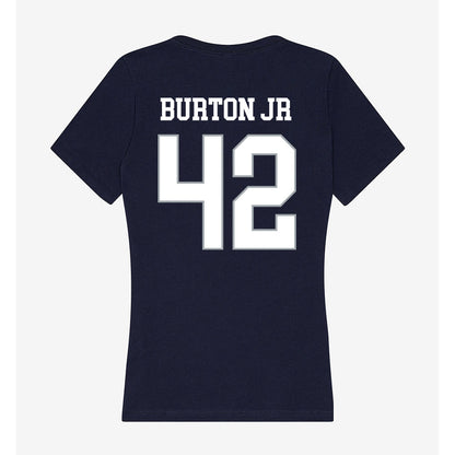 UConn - NCAA Football : Michael Burton Jr - Classic Shersey Women's V-Neck T-Shirt-1