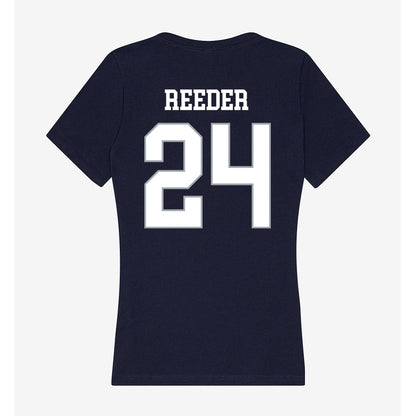 UConn - NCAA Football : Dashun Reeder - Women's V-Neck T-Shirt-1
