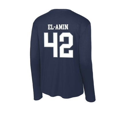 UConn - Men's Basketball Legends : Khalid El-Amin - Activewear Long Sleeve T-Shirt-1