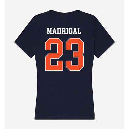 Auburn - NCAA Baseball : Eddie Madrigal - Classic Shersey Women's V-Neck T-Shirt-1