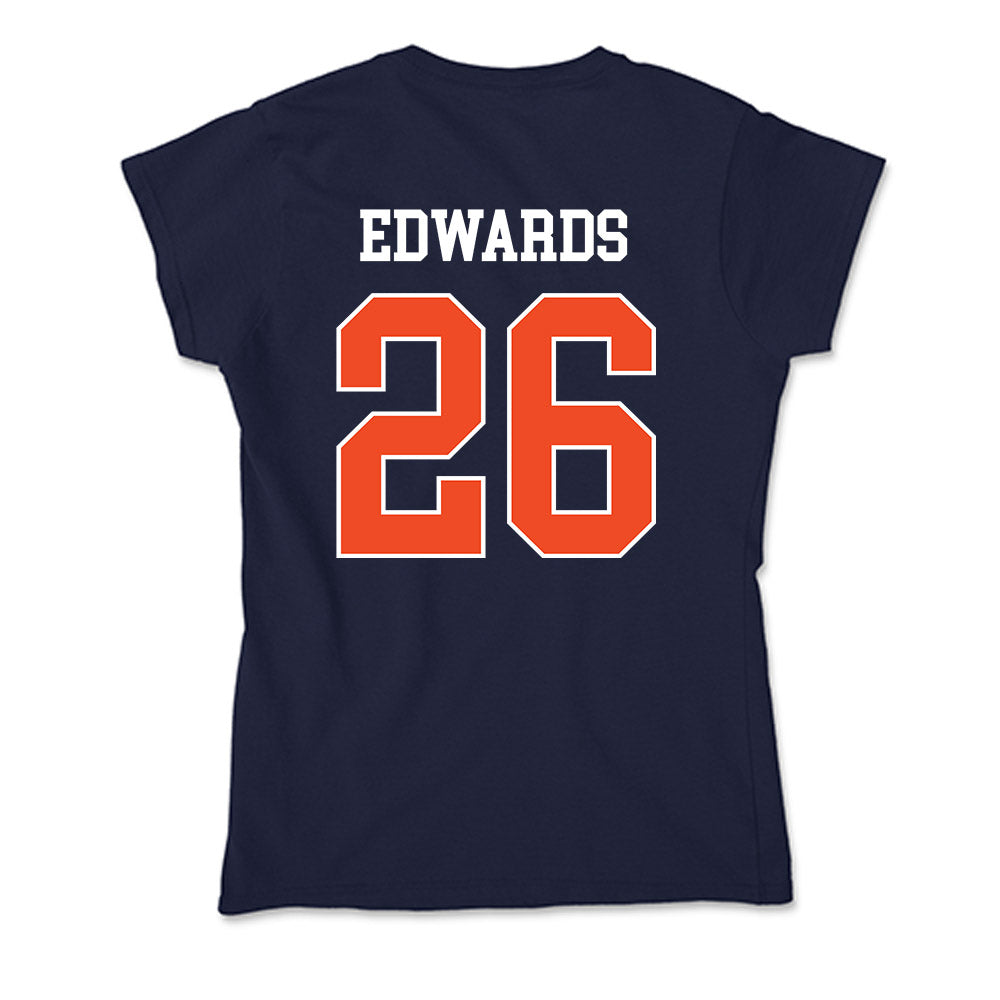 Auburn - NCAA Women's Soccer : Emily Edwards - Classic Shersey Soft Style Women’s T-Shirt-1