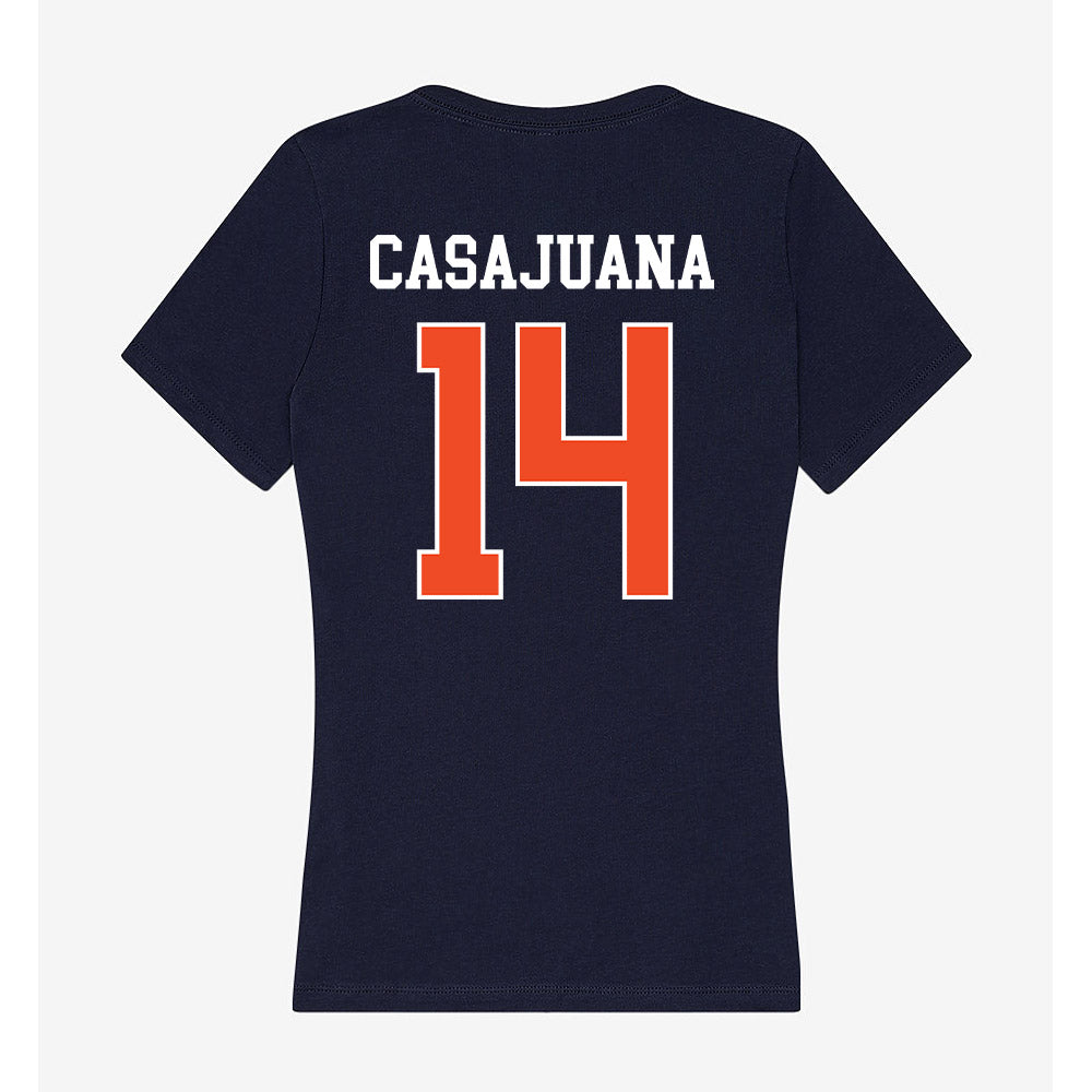 Auburn - NCAA Women's Soccer : Clara Casajuana - Classic Shersey Women's V-Neck T-Shirt-1