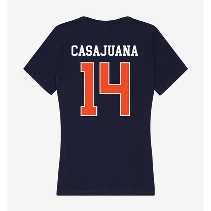 Auburn - NCAA Women's Soccer : Clara Casajuana - Classic Shersey Women's V-Neck T-Shirt-1