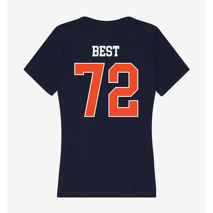 Auburn - NCAA Football : Cole Best - Classic Shersey Women's V-Neck T-Shirt-1