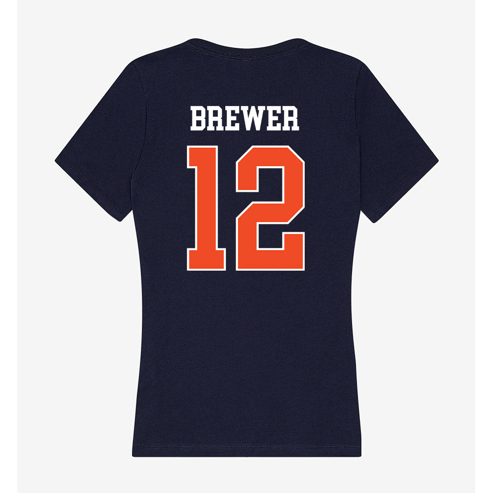 Auburn - NCAA Baseball : Garrett Brewer - Classic Shersey Women's V-Neck T-Shirt-1