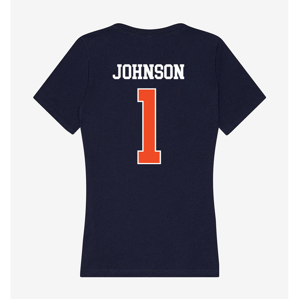 Auburn - NCAA Football : Donovan Johnson - Classic Shersey Women's V-Neck T-Shirt-1