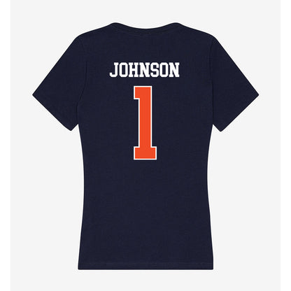 Auburn - NCAA Football : Donovan Johnson - Classic Shersey Women's V-Neck T-Shirt-1