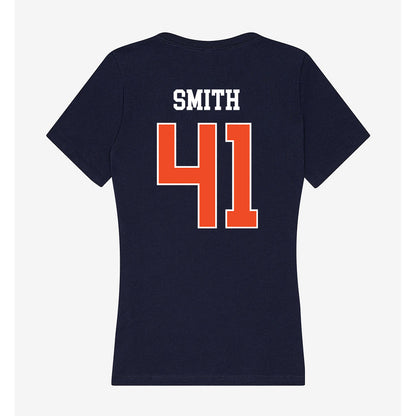 Auburn - NCAA Football : Jared Smith - Classic Shersey Women's V-Neck T-Shirt-1