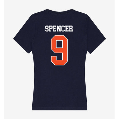 Auburn - NCAA Football : Deshawn Spencer - Classic Shersey Women's V-Neck T-Shirt-1