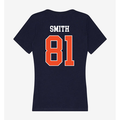 Auburn - NCAA Football : Erick Smith - Classic Shersey Women's V-Neck T-Shirt-1