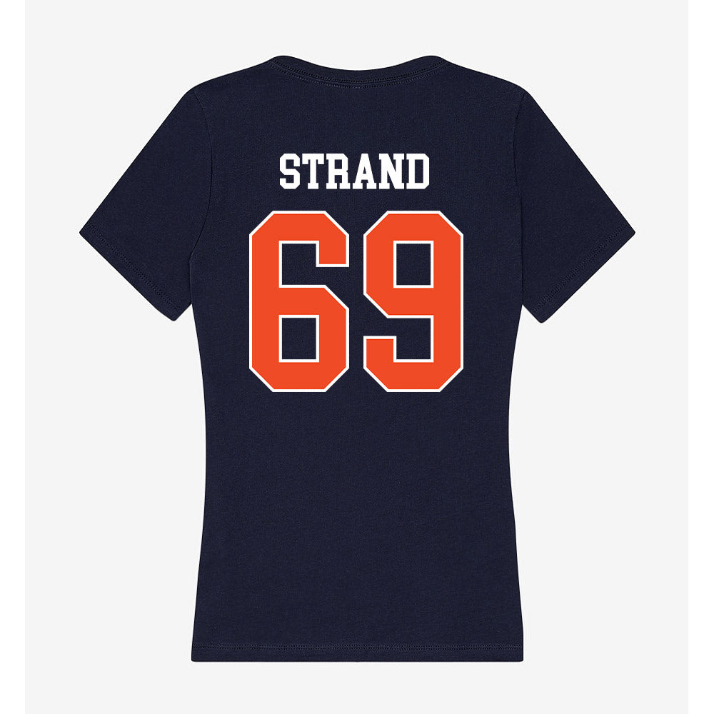 Auburn - NCAA Football : Jacob Strand - Classic Shersey Women's V-Neck T-Shirt-1